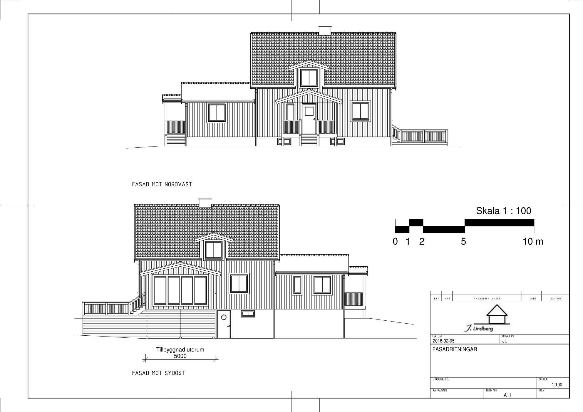  Tillbyggnad | Enbostadshus